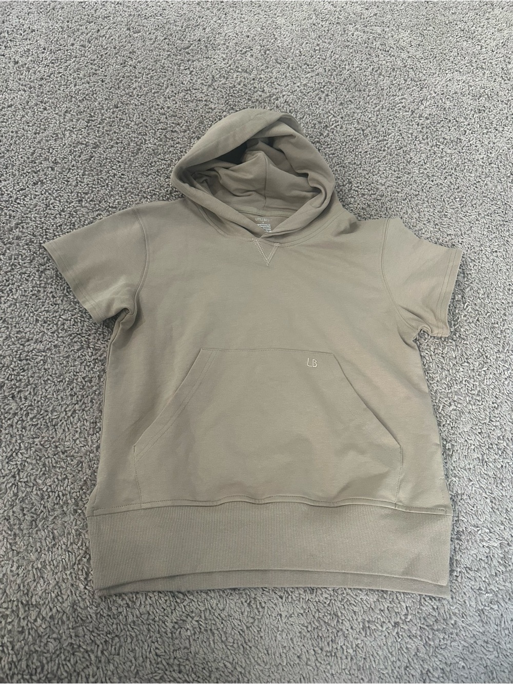 Little Bipsy Short Sleeve Hoodie Pullover